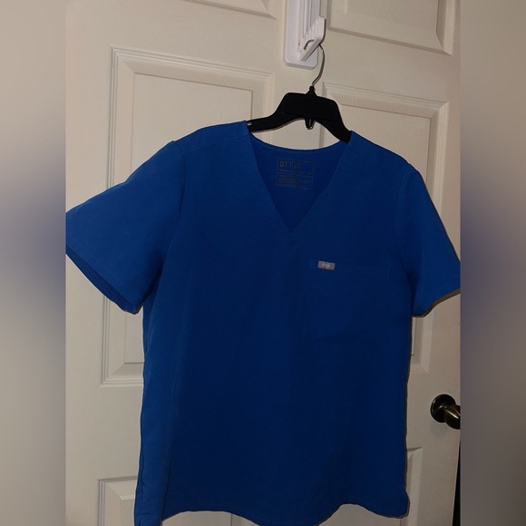 Figs women’s Blue Catarina V-Neck scrub top XL medical uniform nurse doctor - Picture 6 of 9